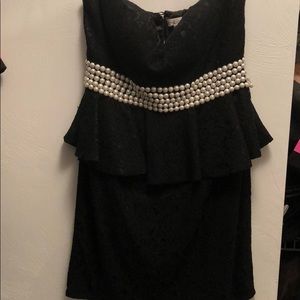 Rare London peplum dress ASOS